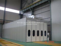 杭州某公司新完成的噴砂房項目