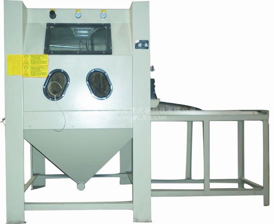 （標準型）手動推車轉(zhuǎn)臺液體噴砂機