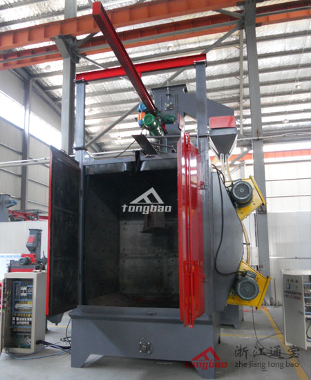 吊鉤拋丸機內(nèi)部結(jié)構(gòu)